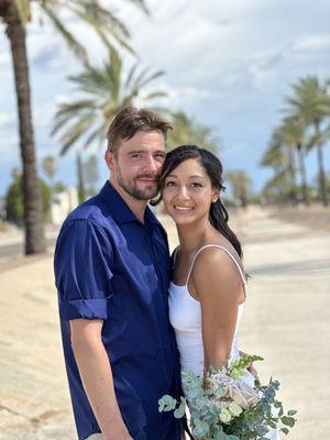 This bouquet made my whole look.