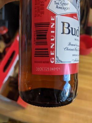 Expired beer