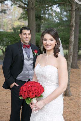 Wedding hair by Samantha makeup by Penni! To book a trial call 973-887-0333