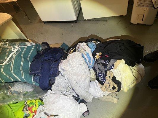 Large appliances they refuse to look at and now stink when in use.