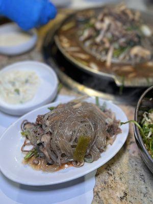Noodles+Seng bulgogi