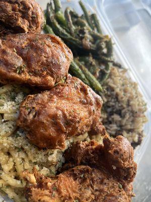 Garlic Pepper chicken wings Combo