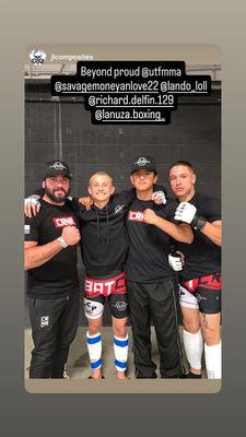 Warrior brothers thank u for the training an experience an for allowing me to be apart of your team