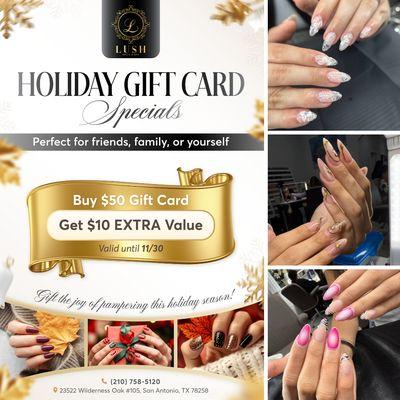 TREAT YOURSELF OR SOMEONE SPECIAL THIS HOLIDAY SEASON!