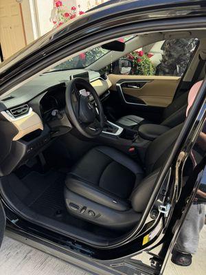 Toyota interior detail