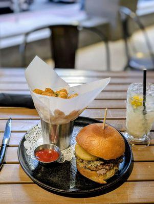 Steak burger special