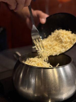 Fondue prep