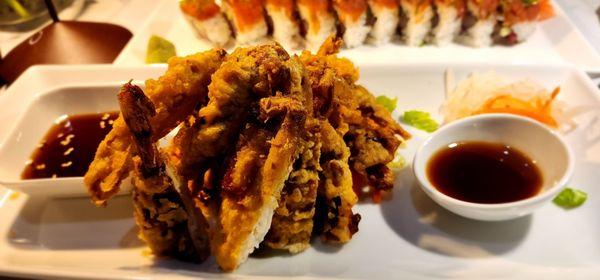 The best photo of tempura soft shell crab best I've ever had