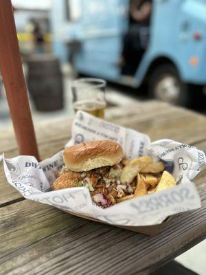 Uncle Gene's Fish Sandwich