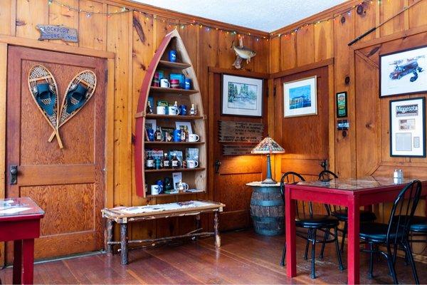 A look inside the dining area.