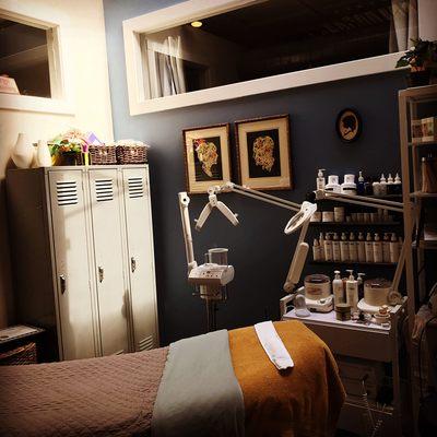 New treatment room inside of Candler Park Chiropractic.