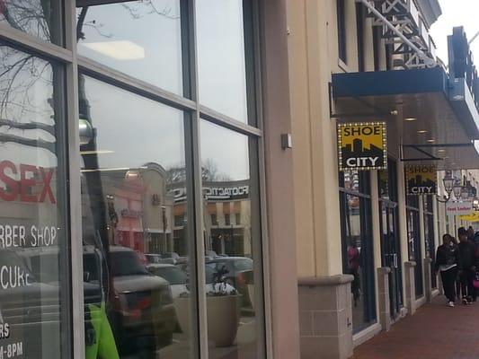 Great prices on shoes and clothes.