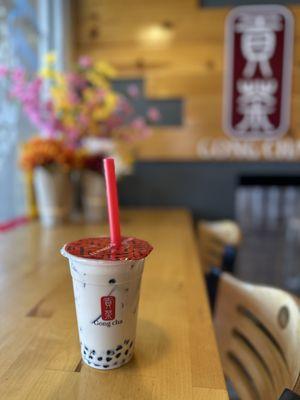 Dirty Brown Sugar Milk Tea (come with milk foam)