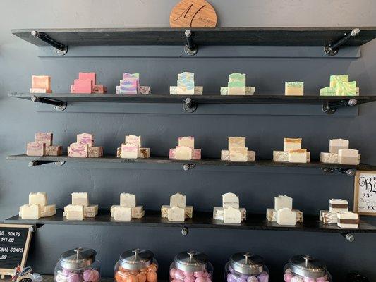 So many soap choices!