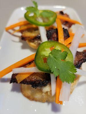 appetizer: 4/20/23 banh mi bruschetta !