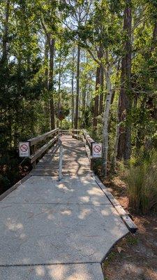 The Tolomato River Boardwalk
