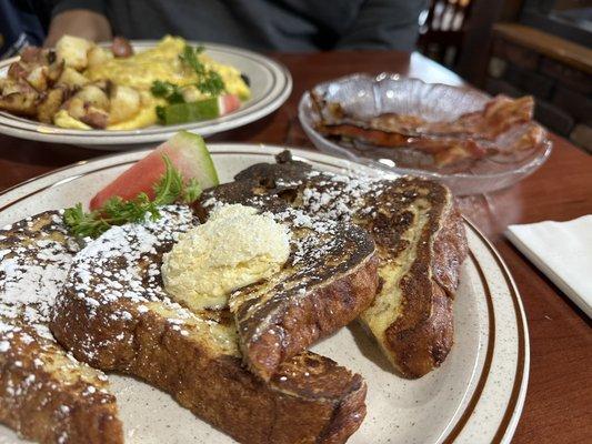 French toast (and enough butter to clog your arteries!)