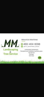 M&M Landscaping and Tree Service
