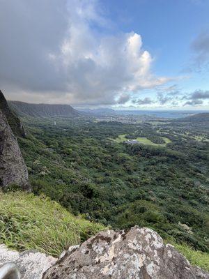 Looking down towards Honolulu