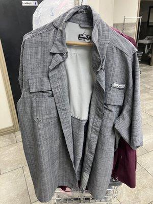 DROP OFF LAUNDRY SERVICE: "It's not my job to button your shirts," she said.