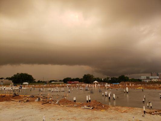 Cured Concrete Construction