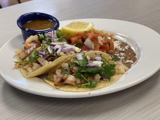 Blackened shrimp tacos