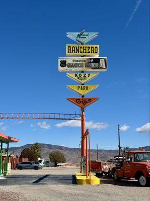 02.15.25 stop at the Antares Point Visitor Center in Kingman AZ, to check out their most famous attraction: Giganticus Headicus