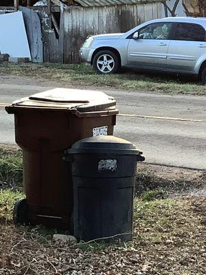 Backed up trash again.