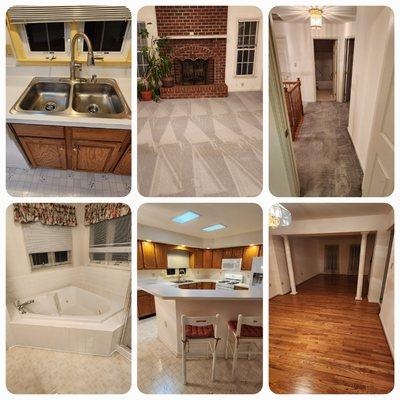 Full Relocation Clean Out followed with Deep Clean Service provided by ISO Pros