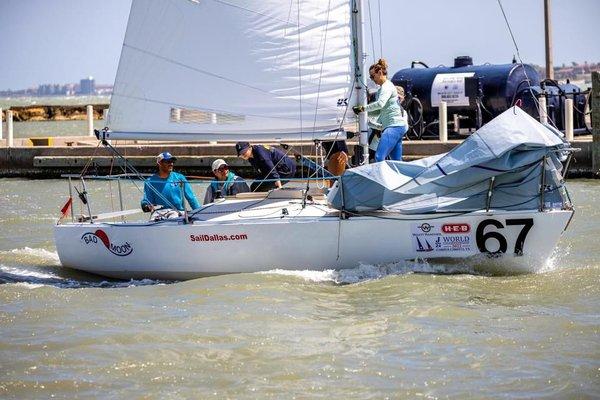 Sail Dallas team at j24 worlds