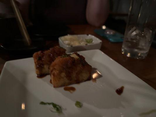 Spicy Tuna on Crispy Rice Plate