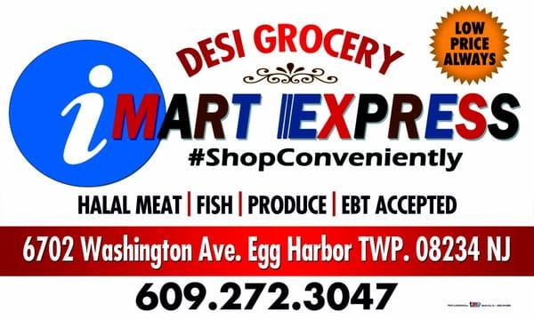 Desi Grocery with Indian Spice and Halal Meat, iMart Express