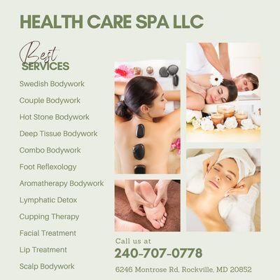 Check out our services and benefits