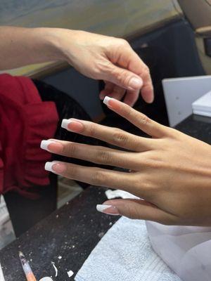 My friends nails when she went with me