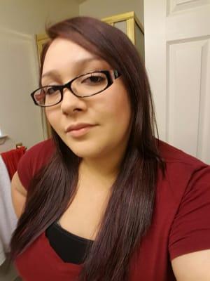 The second day I went and it was suppose to be light brown