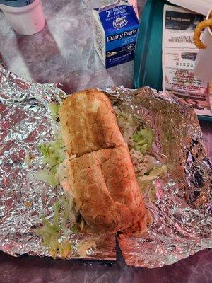 Chicken ceaser sandwich