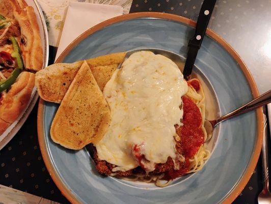 Eggplant Parmesan (special this week)