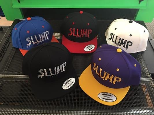 Custom Snapback Embroidery.
#YourInformationPrintedByUs #YourLogoPrintedByUS