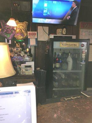 One of the Black Friday tvs, and the beer refrigerator