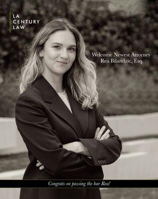 Welcoming our newest attorney