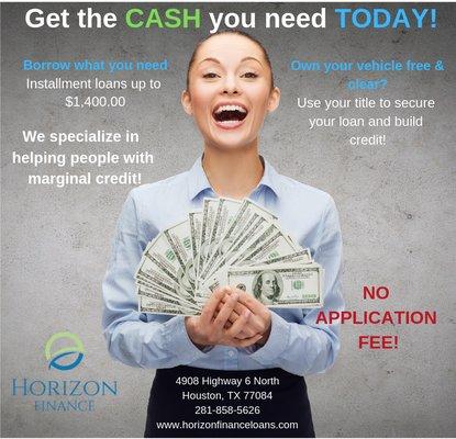 Horizon Finance Loans