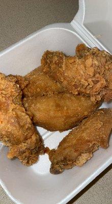 Wings were very good. Flavorful