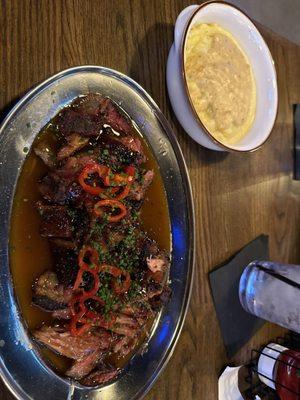 Pork Steak and Mashed Potatoes