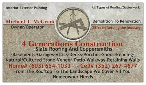 4 Generations Construction