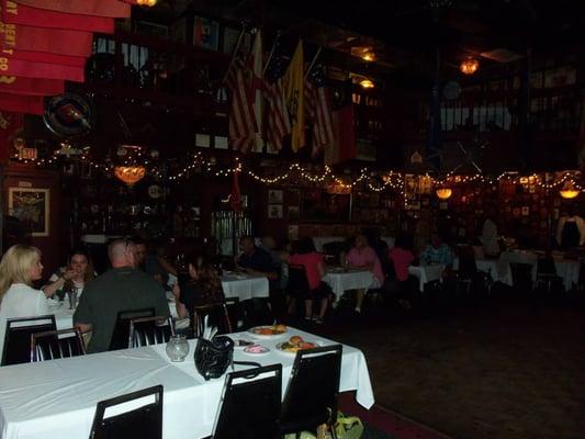 Everyone enjoying and getting their fill with Hilda's food. The food was delicious and the servers were awesome!