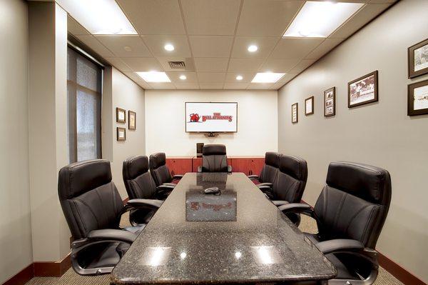 Exclusive, private conference room for our Western Kansas clients, Bull Attorneys, P.A. Garden City Office.
