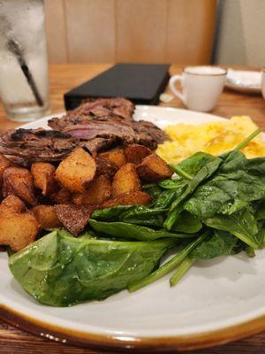 Skirt Steak and Eggs