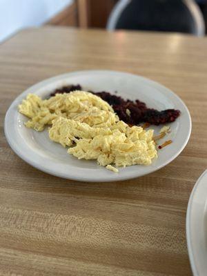Scrambled Eggs and Chorizo