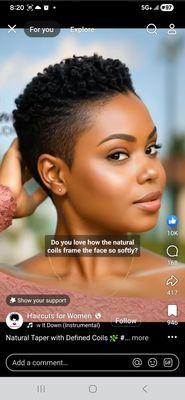 This is the way I would like my hair to look like.