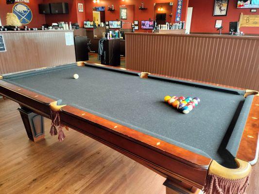 Play pool while you wait for your haircut.